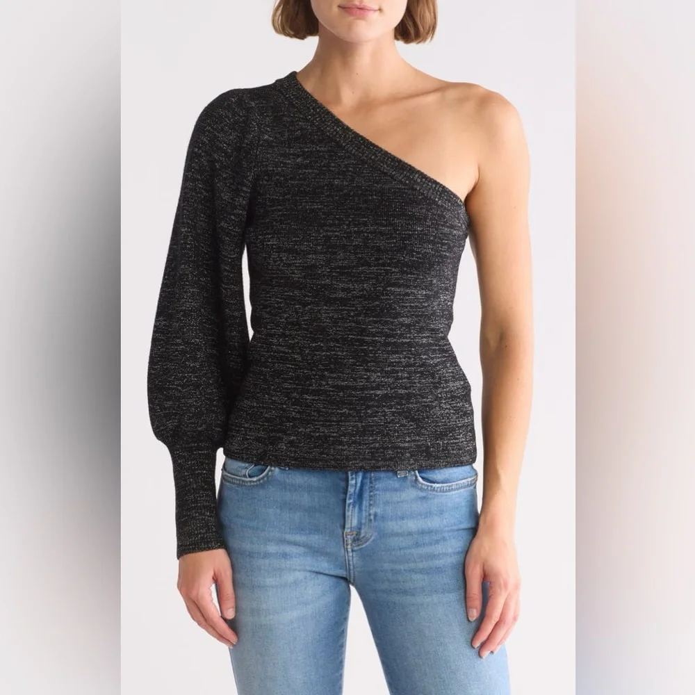✨7 For All Mankind One-Shoulder Sweater Size XS